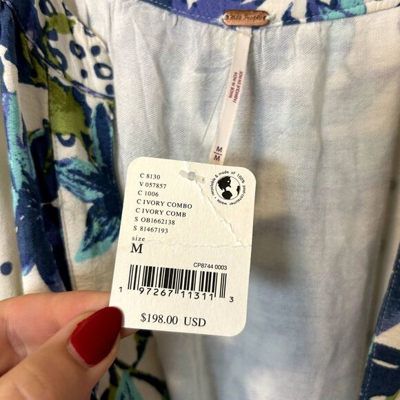 NWT Free People Womens x REVOLVE Paradise Jumpsuit Size Medium Long Sleeve - Picture 7 of 16